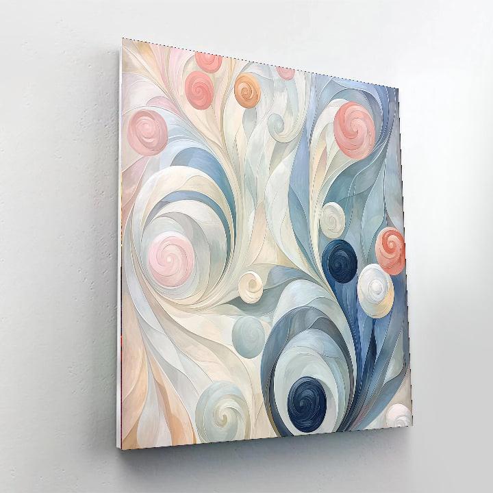 Alphonse Mucha Inspired Elegant Tendrils  Paint By Numbers Kits