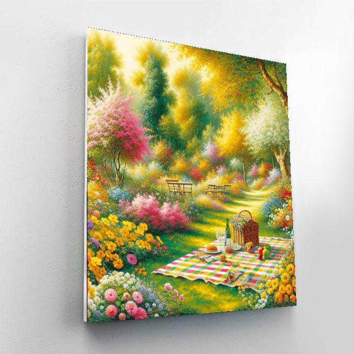 Garden Picnic Daydream Paint By Numbers Art