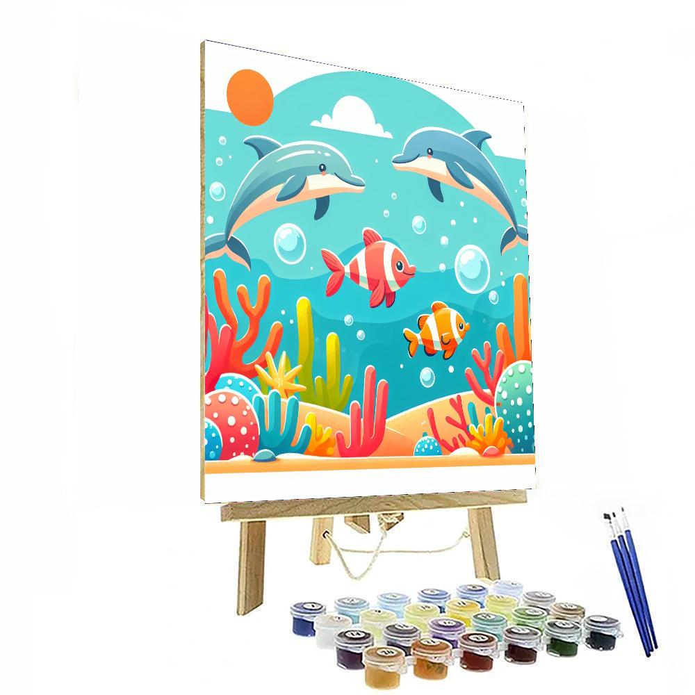 Adventure With Ocean Friends Paint By Numbers Art