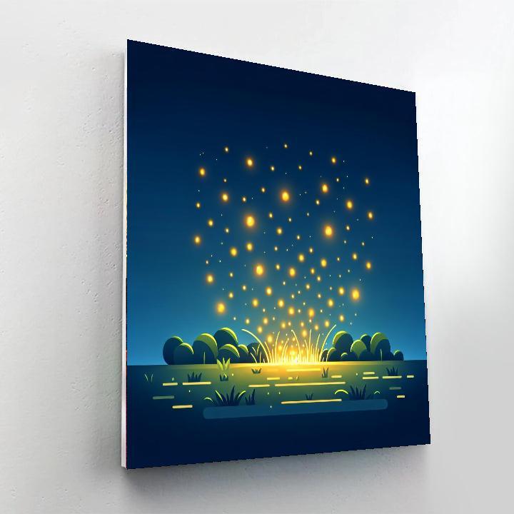 Fantastic Firefly Festival Number Painting