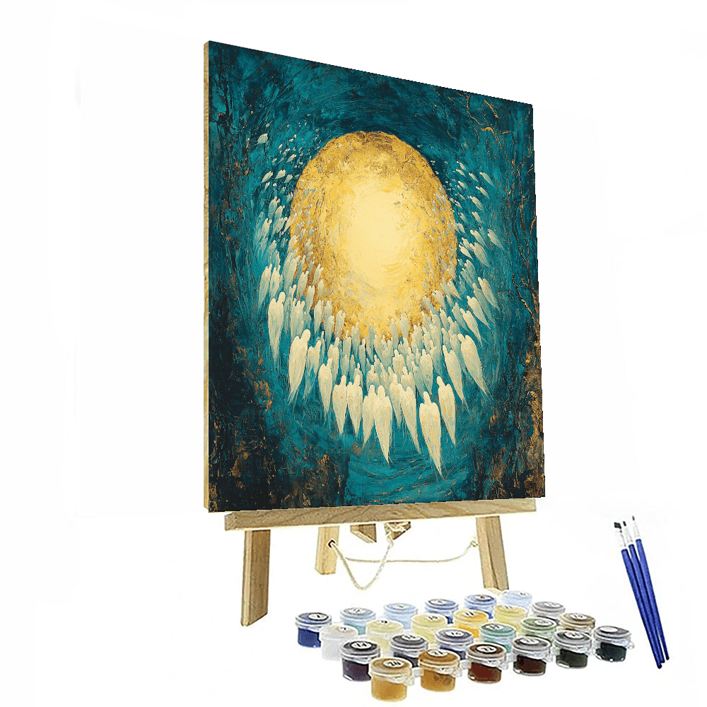 William Blake Inspired Celestial Serenade - DIY Painting By Numbers Kit