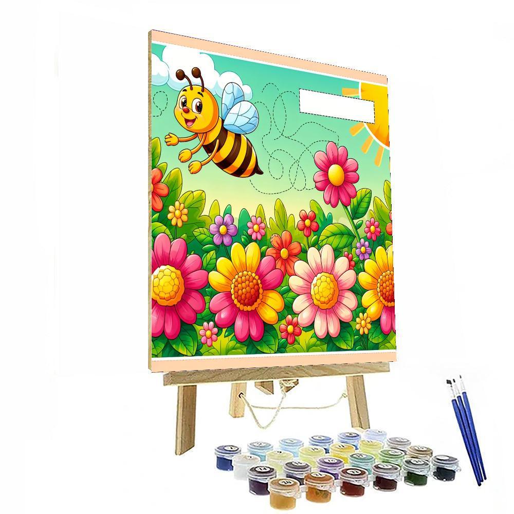 Happy Honeybee Adventure Painting Number Kit