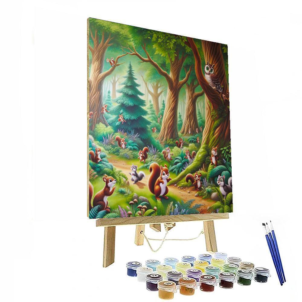 Magic Woodland Creatures DIY Paint By Numbers