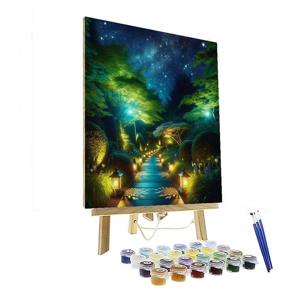 Starlit Garden Path - DIY Painting By Numbers Kit – Artistry Rack