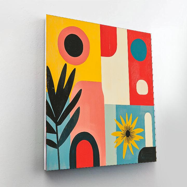 Joan Miró Inspired Ebullient Expressions  Paint By Color