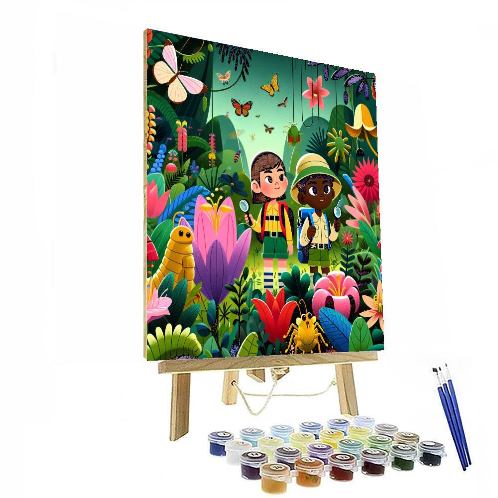 Adventure Of The Tiny Explorers Painting By Numbers Kit