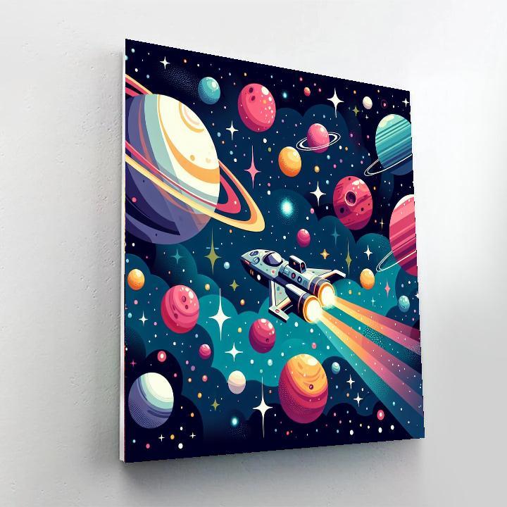 Stellar Galaxy Adventure Paint By Number