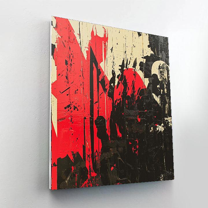 Banksy Inspired Forgotten Voices  DIY Paint By Numbers