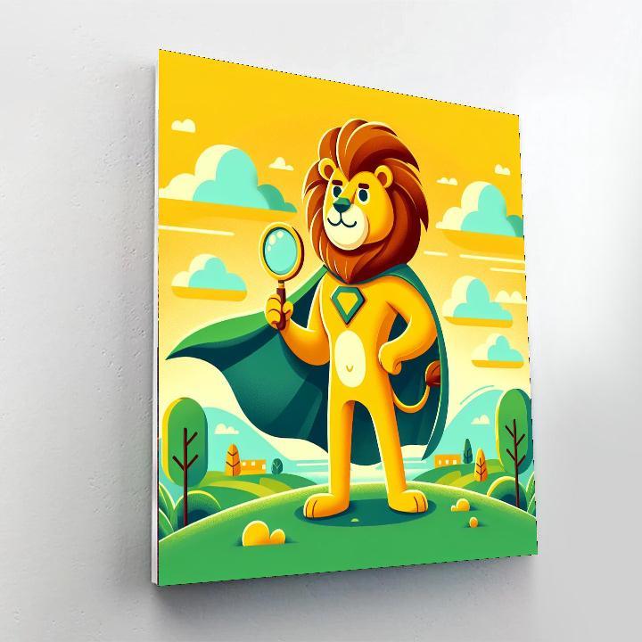 Superhero Safari Paint By Color