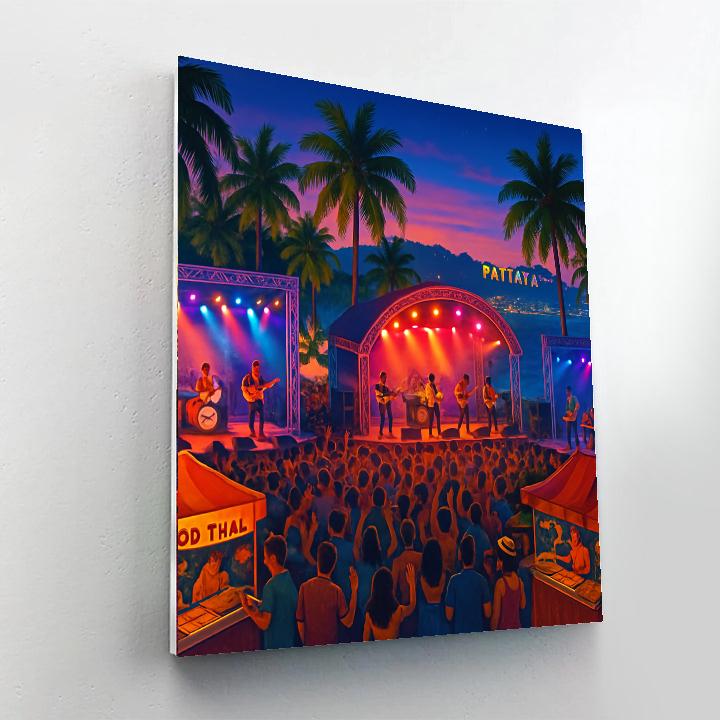 Pattaya International Music Festival - Pattaya, Thailand DIY Paint By Numbers