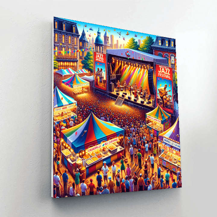 The Montreal Jazz Festival Paint By Numbers