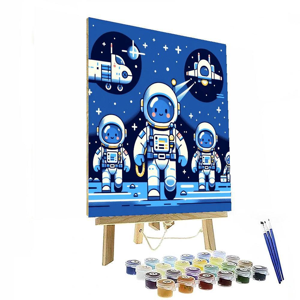 Space Adventure Rescue Painting By Numbers Kit