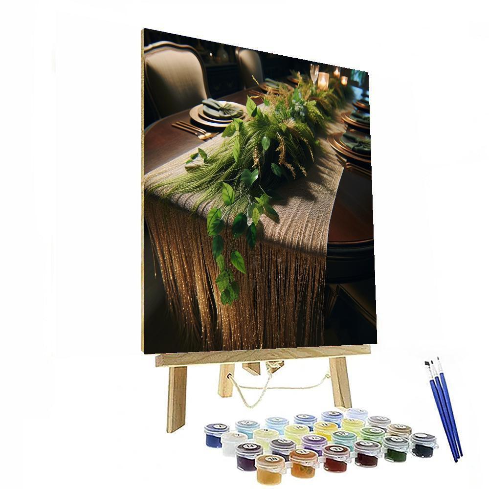 Emerald Isle Table Runner Paint By Numbers