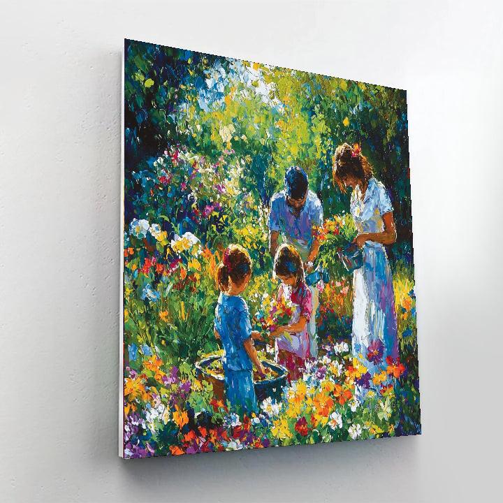 Love's Blossoming Painting By Numbers Kit