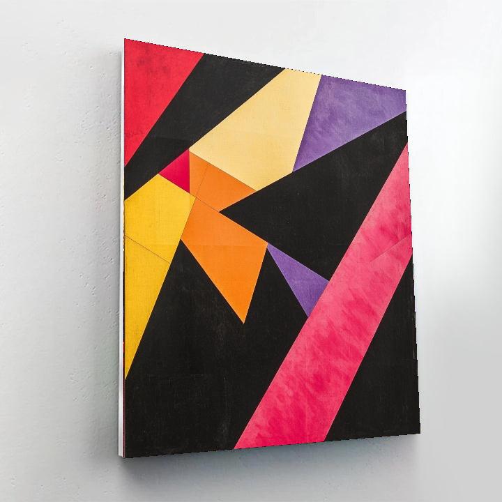 Kazimir Malevich Inspired Focal Point  Paint By Numbers