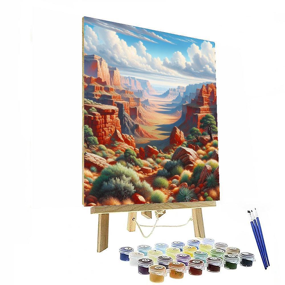 Majestic Canyon View Paint By Numbers Art