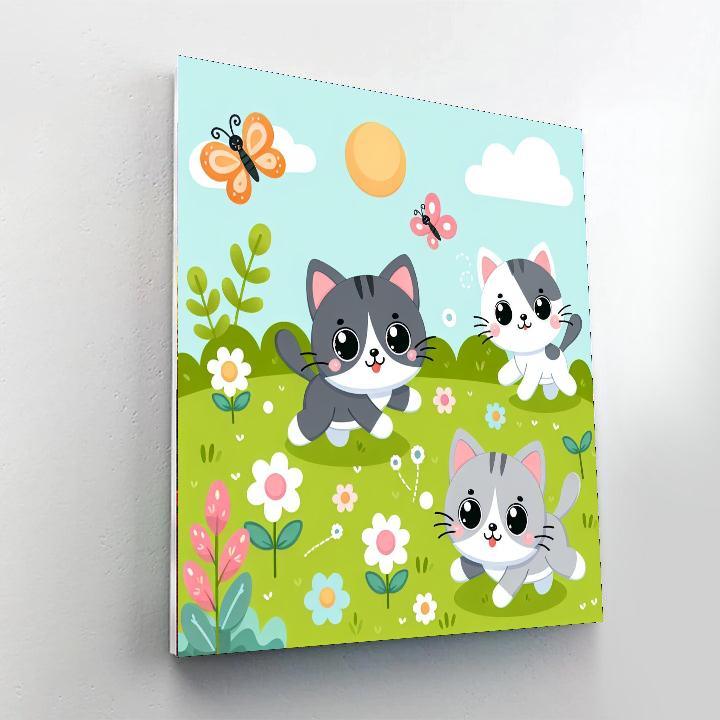 Curious Kittens Adventure DIY Paint By Numbers