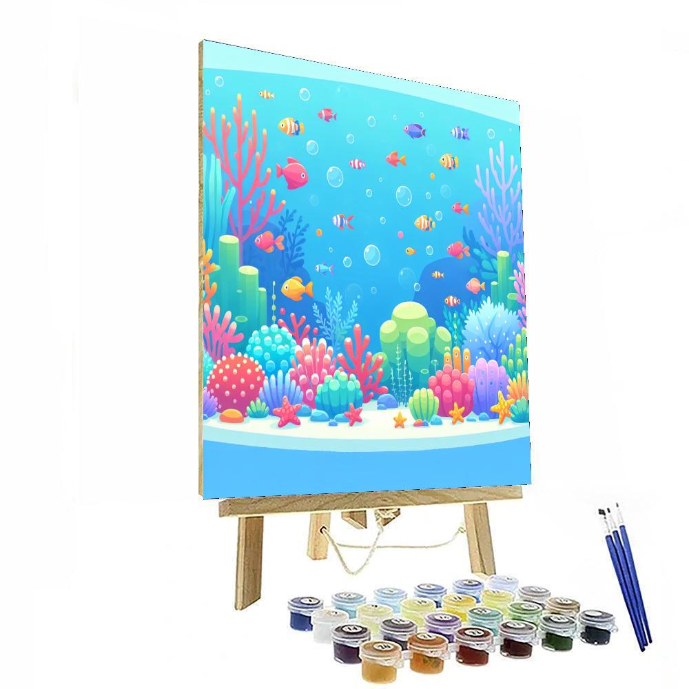 Underwater Garden Delight Paint By Numbers