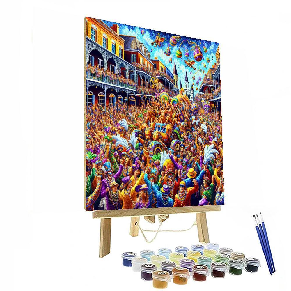 Mardi Gras - New Orleans - Usa DIY Paint By Numbers