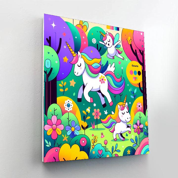 Fantastical Forest Frolic Numbered Painting Kits