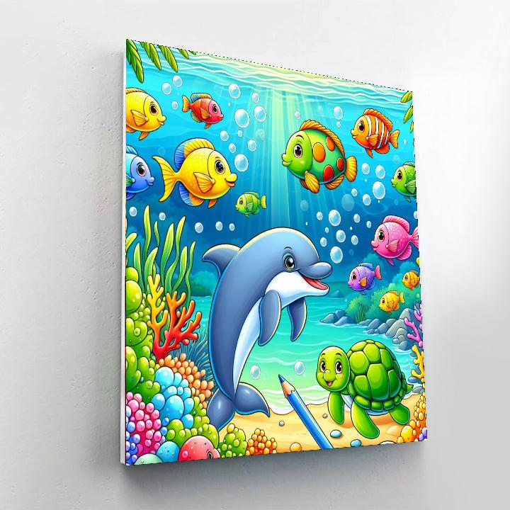 Ocean Life Number Painting