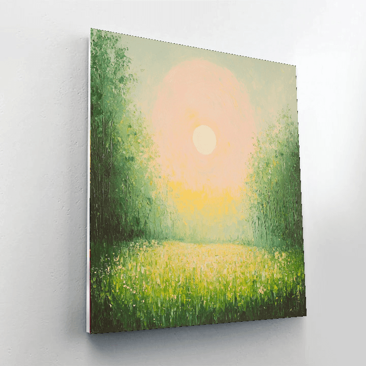 Claude Monet Inspired Pastel Serenity  Paint By Number