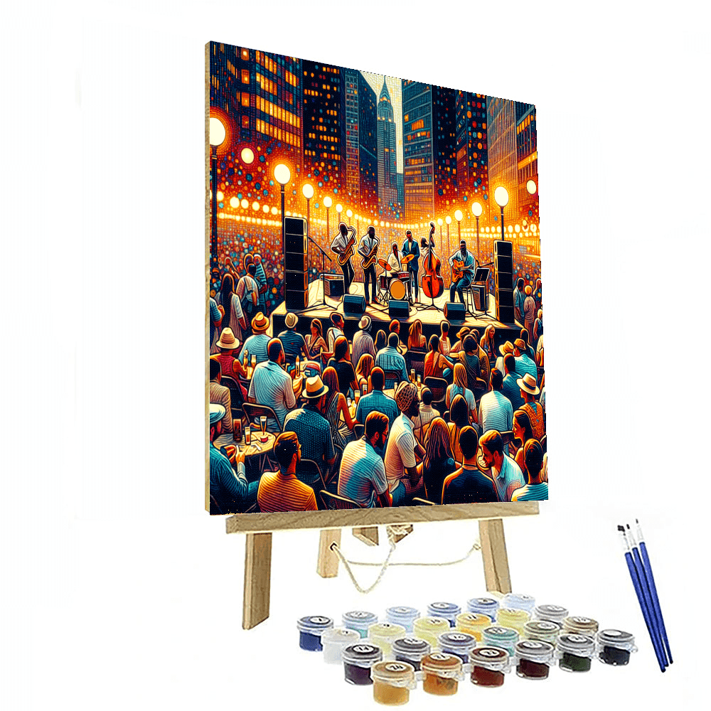 Montréal International Jazz Festival - Montreal, Canada Number Painting