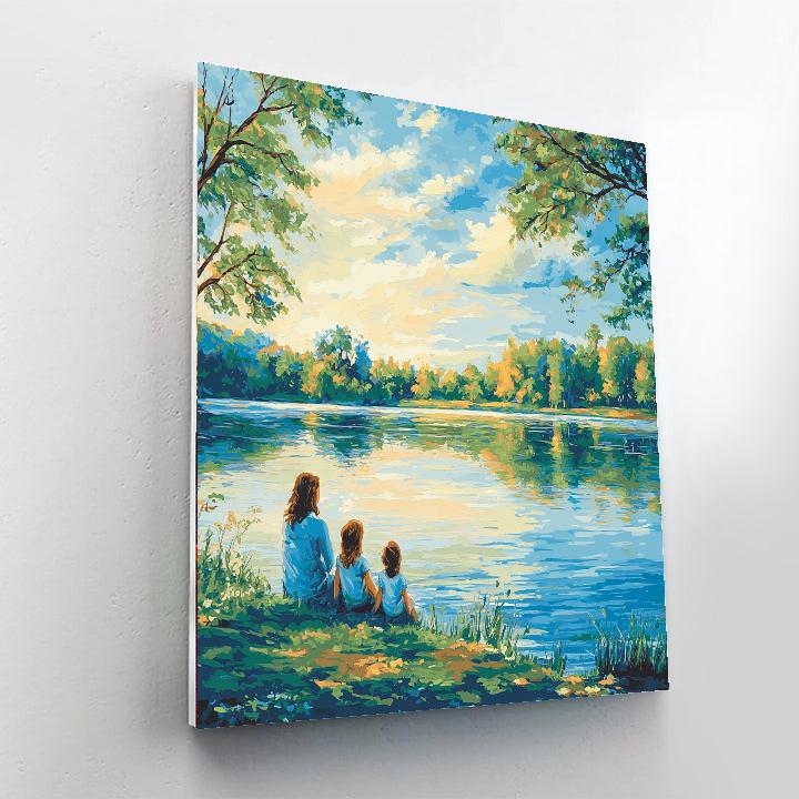 Reflective Waters Paint By Numbers