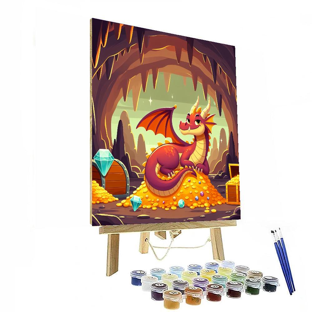 Royal Dragon's Lair Number Painting