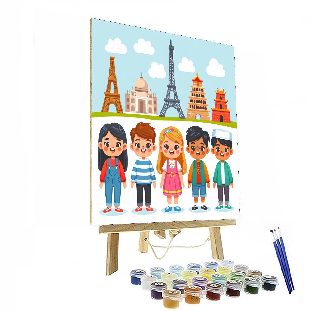 Around The World In Art Paint By Number