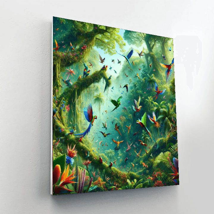 Rainforest Canopy Wonder Paint By Numbers