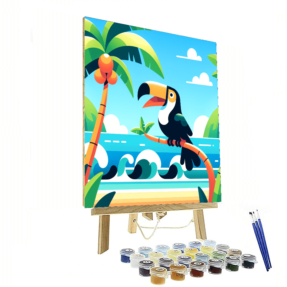 Tropical Island Exploration Paint By Numbers Kits