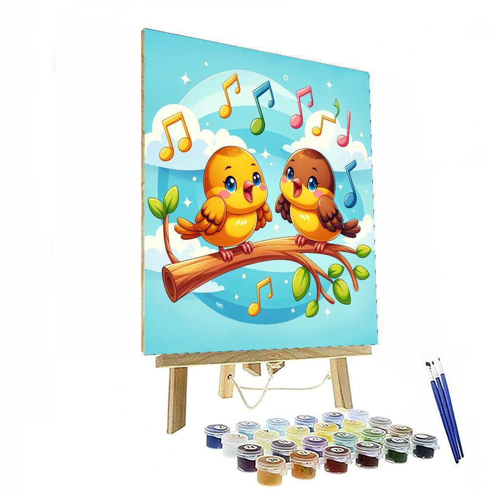 Singing Sparrows Painting By Numbers Kit