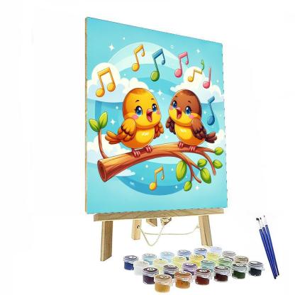 Singing Sparrows Painting By Numbers Kit
