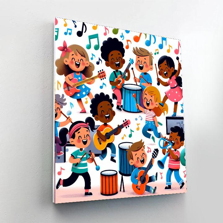 Creative Music Journey Paint By Numbers Art