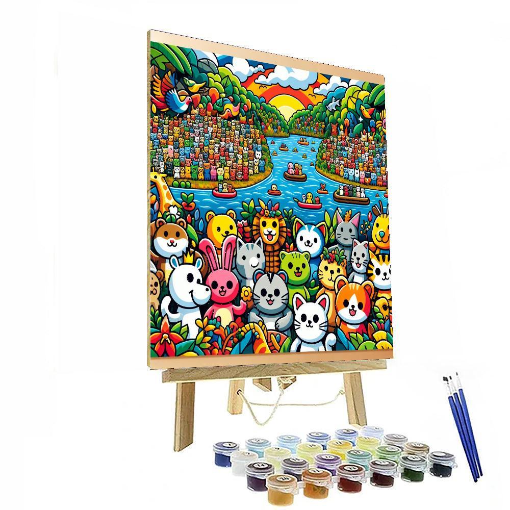 Riverbank Revelry Paint By Color