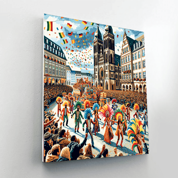The Dusseldorf Carnival Paint By Color
