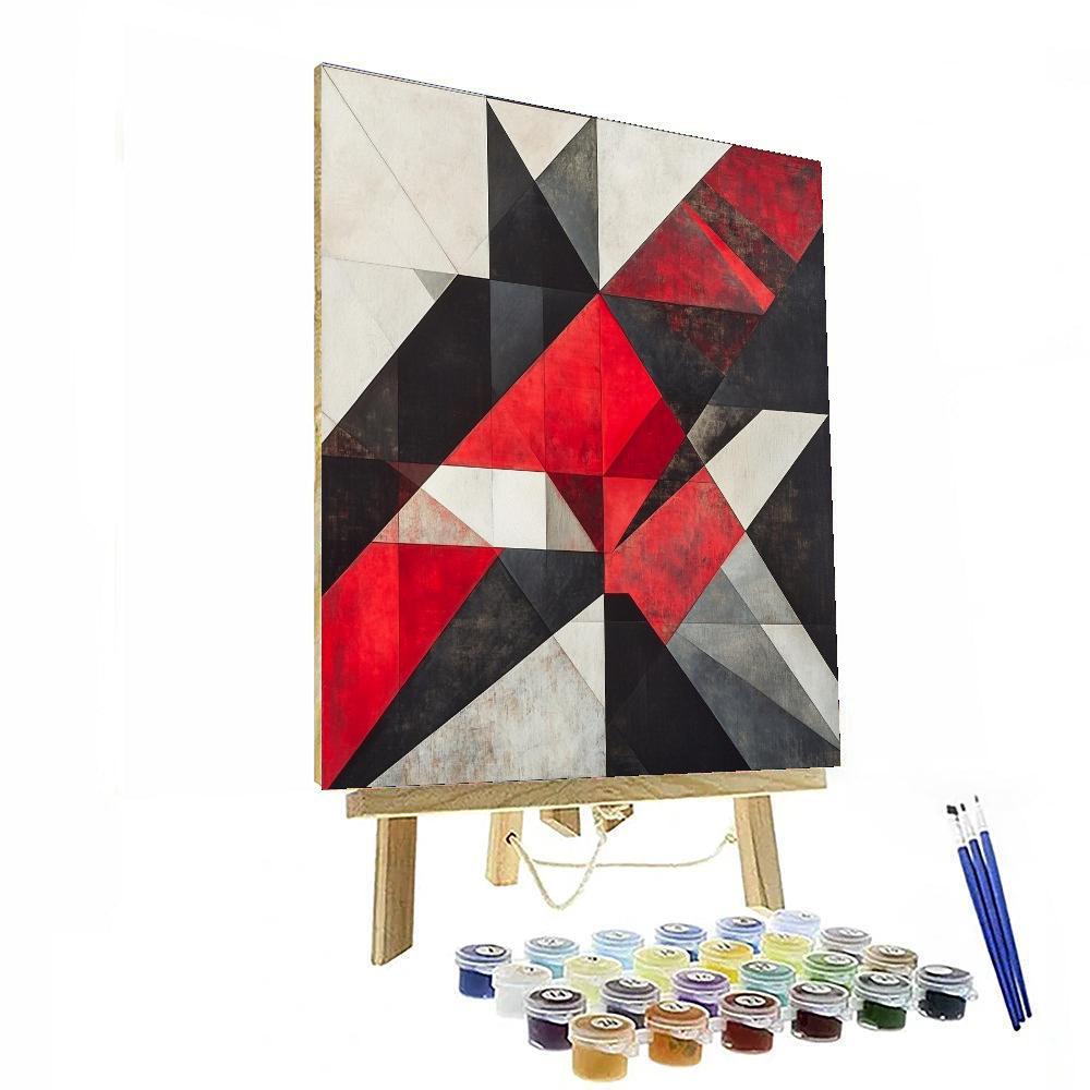 Kazimir Malevich Inspired Emotional Geometry  Paint By Color