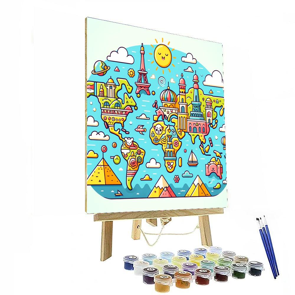 Explore The World Paint By Color