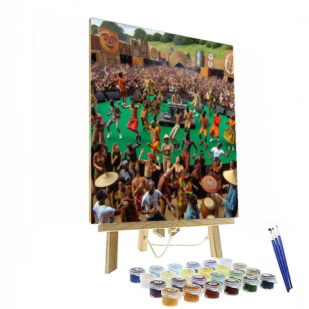 Nyege Nyege Festival Paint By Numbers Art