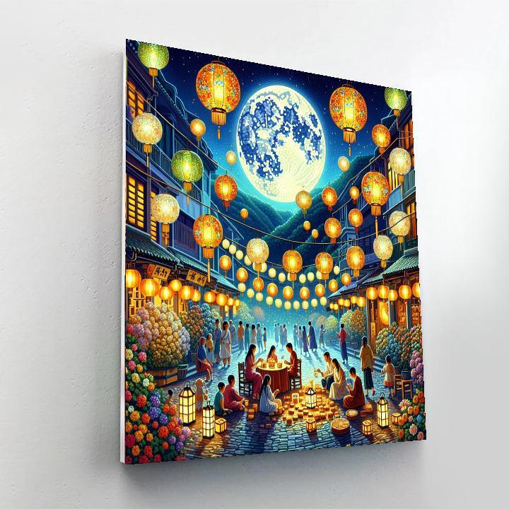 Mid-autumn Festival - Hong Kong Paint By Color