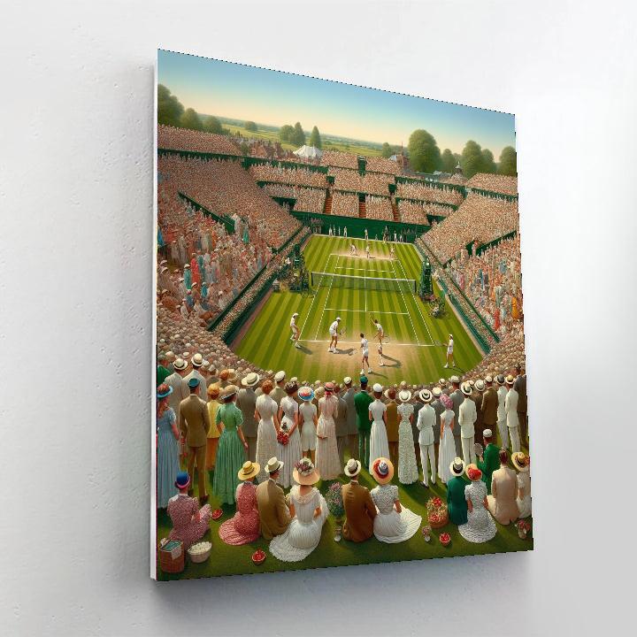 Wimbledon Championships - United Kingdom Number Painting