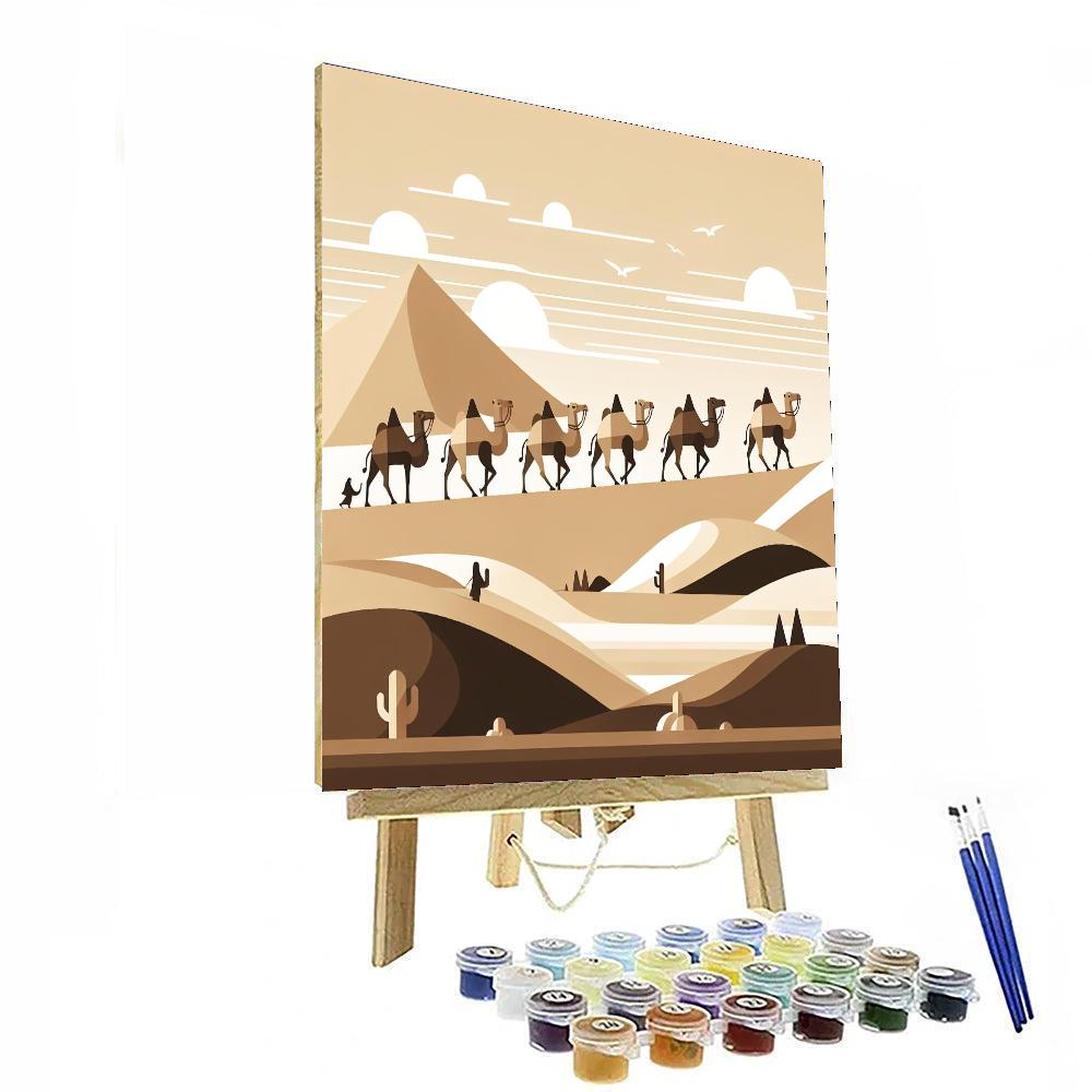 Curious Camels Paint By Numbers Kits