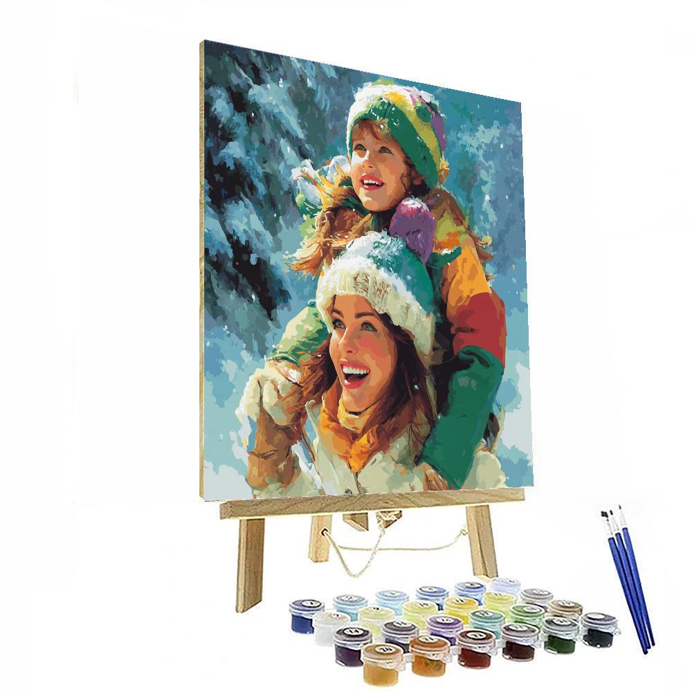 A Cozy Winter's Day Paint By Number