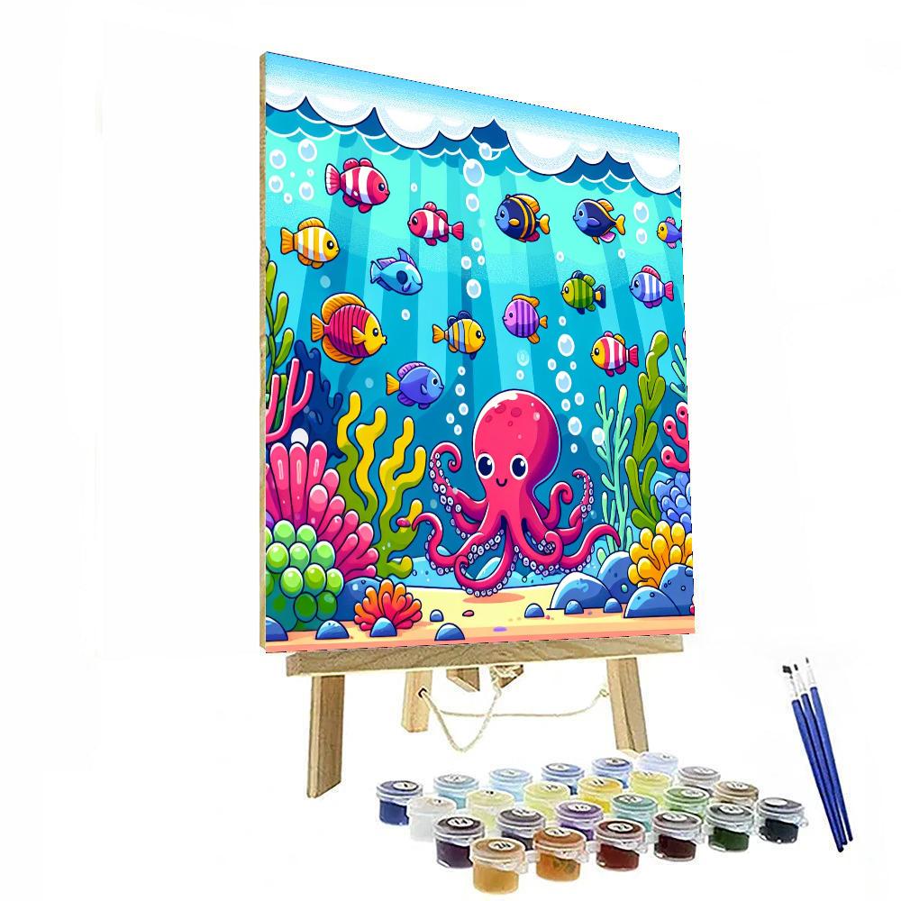 Undersea Adventure Tale Painting Number Kit