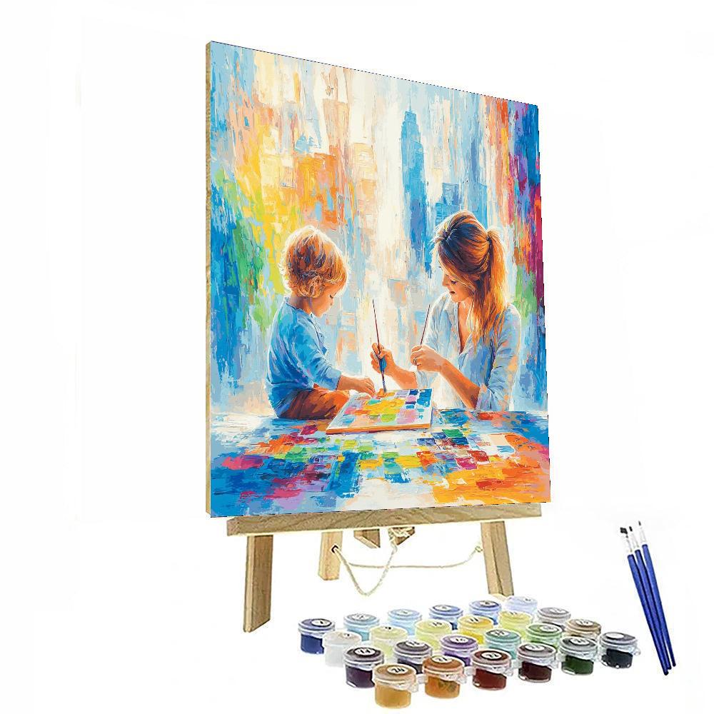 Treasured Moments Together Number Painting