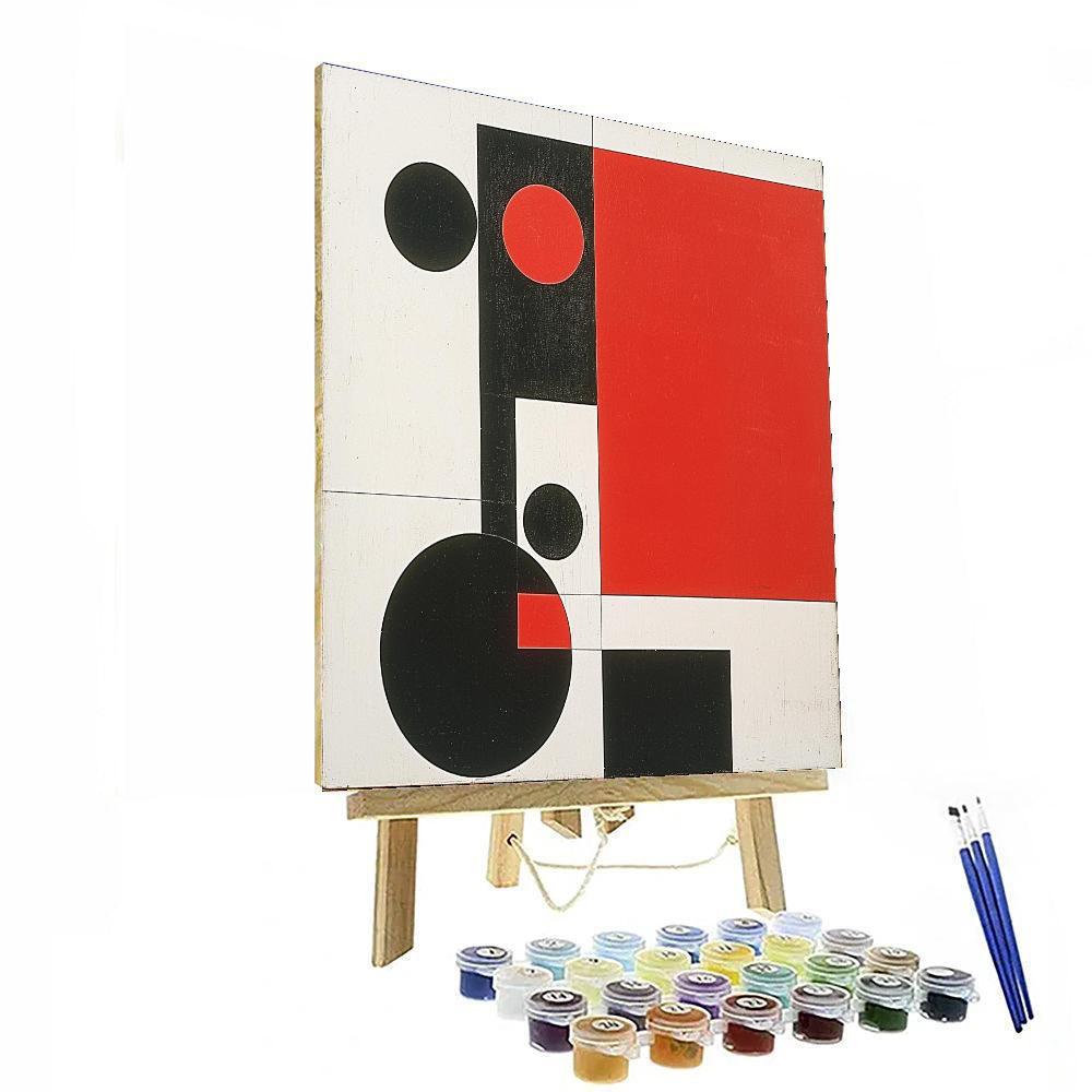 Kazimir Malevich Inspired Minimalist Dynamics  Paint By Color