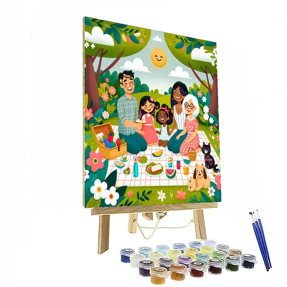 Joyful Family Reunion Paint By Numbers Kits