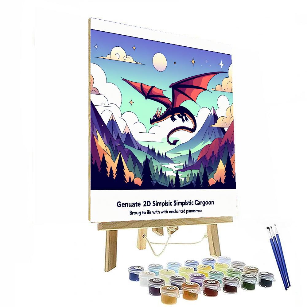 Mystical Dragon's Quest Numbered Painting Kits