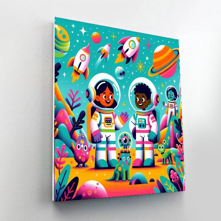 Space Safari Expedition Paint By Numbers